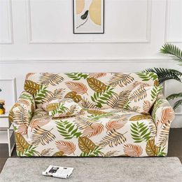 Couch cover Stretch Sofa Cover Slipcovers Elastic All-inclusive Case for Different Shape Loveseat Chair L-Style 211207
