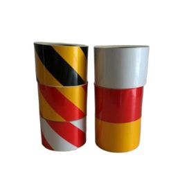 10CM*45M Advertising Grade Reflective Roadsafety Traffic Signal Self-adhesive Tape Warning Safety Reflect Truck PET Tape