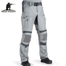 Mege Tactical Pants Military US Army Cargo Pants Work clothes Combat Uniform Paintball Multi Pockets Tactical Clothes Dropship 210714