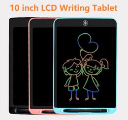 Portable 10 inch LCD Electronic Writing Pad Colorful graphics tabletElectronic Doodle Board Digital Sketch Pad for Kids &Adult