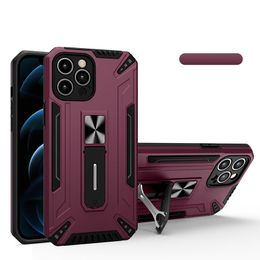 Cell Phone Cases for iphone 13 Pro max 11 12 mini XS XR 6G 7 8 PLUS Hybrid Kickstand Magnetic car holder Shockproof Back Cover case