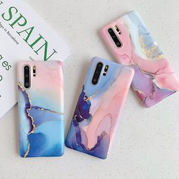 Classic Vintage Marble Phone Cases For Samsung Galaxy S21 Ultra S20 S10e S10 S8 S9 Plus Note 20 Soft IMD Phone Back Cover