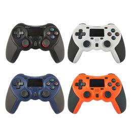 Arrival 4 Colours Wireless Controller for P4 Bluetooth Hand Game Controllers Vibration Joystick Gamepad With Retail Box