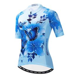 Racing Jackets 2021 Cycling Jersey Women Bike Road MTB Bicycle Shirt Ropa Ciclismo Maillot Riding Top Mountain Clothing Pockets Summer