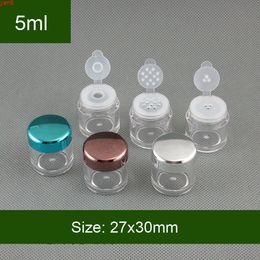 5ml Refillable Bottles loose powder jar with 1/3/12 holes nail bottle sifter,colver glitter containergood qualty