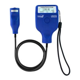 Dry film Coating Thickness Gauge LS221 0-2000um Non-magnetic Coatings Painting DFT with External Cable Probe