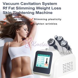 4 in 1 80k Cavitation Slimming Machine 80Khz Ultrasonic Vacuum RF Fat Burn Skin Lifting Beauty Equipment