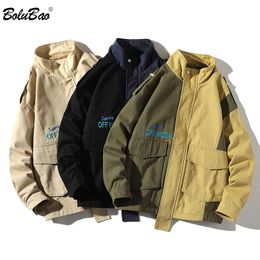 BOLUBAO Men's Alphabet Jacket Autumn Men Trend Jacket Coat Fashion Wild Jackets Male Brand Clothing 210518