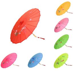 Umbrellas Japanese Chinese Oriental Parasol Handmade Fabric Umbrella For Wedding Party Pography Props