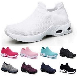 style505 fashion Men Running Shoes White Black Pink Laceless Breathable Comfortable Mens Trainers Canvas Shoe Sports Sneakers Runners 35-42