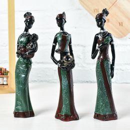 Decorative Objects & Figurines Family For Home Decor Creative Resin Figure Decoration Crafts Accessories Morden Gift Friends