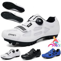 Cycling Footwear High Quality Mountain Bike Road Shoes Couple Self-Locking Lightweight Comfortable Breathable Non-slip Racing