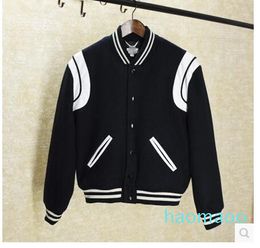 Designer-Plus Jackets size Fashion brand streetwear Pu patchwork bomber jacket men Varsity Jacket coat stylish baseball jacket women coat