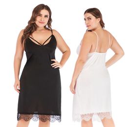 Maternity Dresses Women's 2021 Summer V-neck Strap Lace Dress European And American Plus Size Clothing For Pregnant Woman