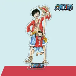 Japanese Anime ONE PIECE Key Chain Women Cartoon Acrylic Standing Keychains Monkey D. Luffy Key Holder Brelok Llavero Para Mujer