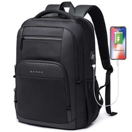 Large Capacity 15.6 inch Daily School Backpack Multifunctional USB Charging Man Laptop Backpack for Teenager 210929