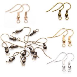 Party Decoration 100 Pcs Earring Hooks Ear Wires French Hypoallergenic Stainless Steel