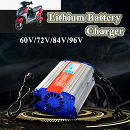 GTK Aluminum Case 60v/72v/84v/96v 5A lithium ion lifepo4 smart rapid charger for electric vehicles/sighseeing vehicle