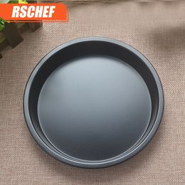 Carbon Steel Non-Stick Pizza Dish Round PIZZA Plate DIY Home Baking Tray Baking Mold Oven