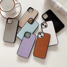 Fashion Crocodile pattern Phone Cases For iPhone 13 Pro Max 12 11 Xs XR X 8 7 Plus Protect Cover Mobile Shockproof Case