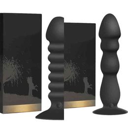 Nxy Sex Vibrators Anal Toys for Men Wireless Remote Dildo Male Prostate Massager Strong Sucker 10 Speeds Plug Vibrator 1227