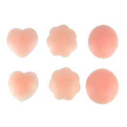 Popular Sexy Reusable Silicone Bra Nipple Cover Breast Pasties Self-adhesive Nipples Patch Nude Comfortable for women