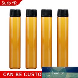 wholesale 10ML Brown Glass Perfume Bottle With Plug Empty Cosmetic Essential Oil Vial For Tralver