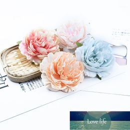 Decorative Flowers & Wreaths 6 Pieces Fresh Peony Flower Head Artificial For Scrapbooking Wedding Bride Wrist Material Home Decor Diy1 Factory price expert design