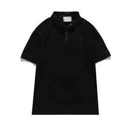 Tasarımcı Gömlek Erkekler Lüks Polo Giyim Rahat T Gömlek Yılan Arı Mektup Baskı Nakış Moda High Street Poloshirt Mens Polos Edge