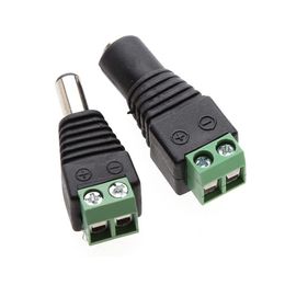 LED Adapter For CCTV Power Convert Male Female DC Jack Plug Connector