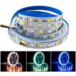 RGBCCT LED Strip Light 5 Colors 5m 12V Tape 5050 RGB+CCT RGBW RGBWW 60Leds/m Waterproof Flexible Ribbon