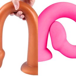 Nxy Anal Toys New Trend Snake Dildo Sex for Women Men Plug Long Big Dildos Vaginal Dilator Faloimetor 1218