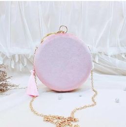 HBP Golden Diamond Evening Chic Pearl Round Shoulder Bags for Women 2020 New Handbags Wedding Party Clutch Purse AA007