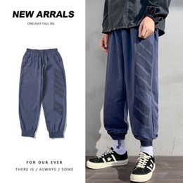 2020 Hip Hop Boy Elastic Waist Harem Pants Men Streetwear Punk Casual Trousers Joggers Male Ankle-length Mens Pants Sweatpants Y0927