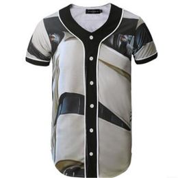 Baseball Jerseys Baseball Jerseys 3D T Shirt Men Funny Print Male T-Shirts Casual Fitness Tee-Shirt Homme Hip Hop Tops Tee 011