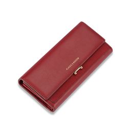 PU Leather Long Wallets Female Card Holder Clutch Purses for Women Luxury