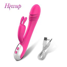 G Spot Vibrator for Women Dildo Sex Toy Rabbit Female Vaginal Clitoral Massager Masturbator Toys 210622