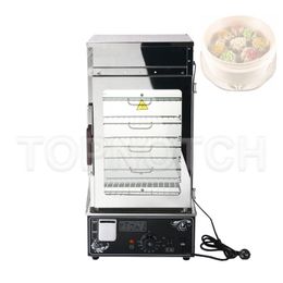 Commercial Stainless Steel Electric Steam Bun Head Machine Bread Food Holding Cabinet Equipment