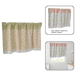Curtain & Drapes Useful Heat Shade Resistant Soft Window Valance Washable Wide Application