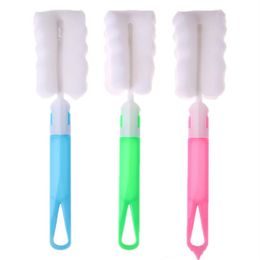 Practical Sponge Cup Cleaning Brushes with Plastic Handle home bar Bottle Scrubber Brush RH1248