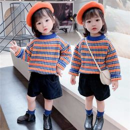 Girls Sweater Baby's Coat Outwear 2021 New Arrive Thicken Warm Winter Autumn Knitting Pullover Christmas Gift Children's Clothin Y1024