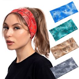 Flower Boho Headbands Women Girl Summer Boho Hair Bands Headband Bandage Bandanas Hair Accessories Headwrap Headwear Hot