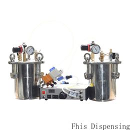 AB Bicomponent Machine Automatic Dispenser Stainless Steel Pressure Tank Dispensing Valve 1:1 1:2 Adjustable