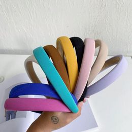 Fresh Summer Autumn Hairband For Women Candy Colour Classic Headband Casual Turban Adult Hair Accessories