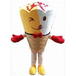 High quality Sundae Icecream Mascot Costumes Halloween Fancy Party Dress Cartoon Character Carnival Xmas Easter Advertising Birthday Party Costume Outfit