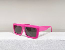 Pink Cat Eye Sunglasses Dark Grey Lens Party Glasses Fashion Sun Shades for Women Men with Box