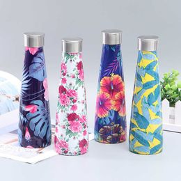 Creative Sports Outdoor Thermos Bottle Stainless Steel Vacuum Flask Coffee Mug Cup Large Capacity Water Tea 210615