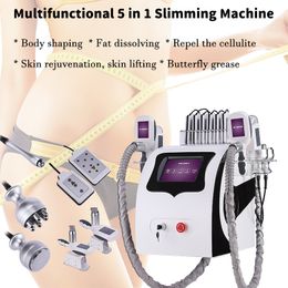 Portable Cryolipolysis Slimming Machine Vacuum Fat Reduction Cryotherapy Freeze Cavitation RF Lipolaser Slim Equipment