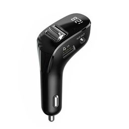 FM Transmitter Wireless Bluetooth 5 0 Radio Modulator Kit USB Car Charger Hands Aux Audio MP3 Player289R