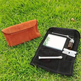 tobacco UK - 100% Genuine Leather Smoking Accessories Tobacco Pouch Bag Snuff Snorter Tool Sniffer Straw Hooter Hoover Bags Pipe SmokingPill Bottle Box Case 437 S2